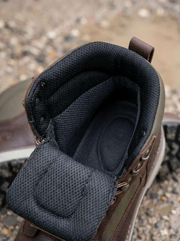 Modern Tactical Leather-Look Men's Waterproof Work Boots