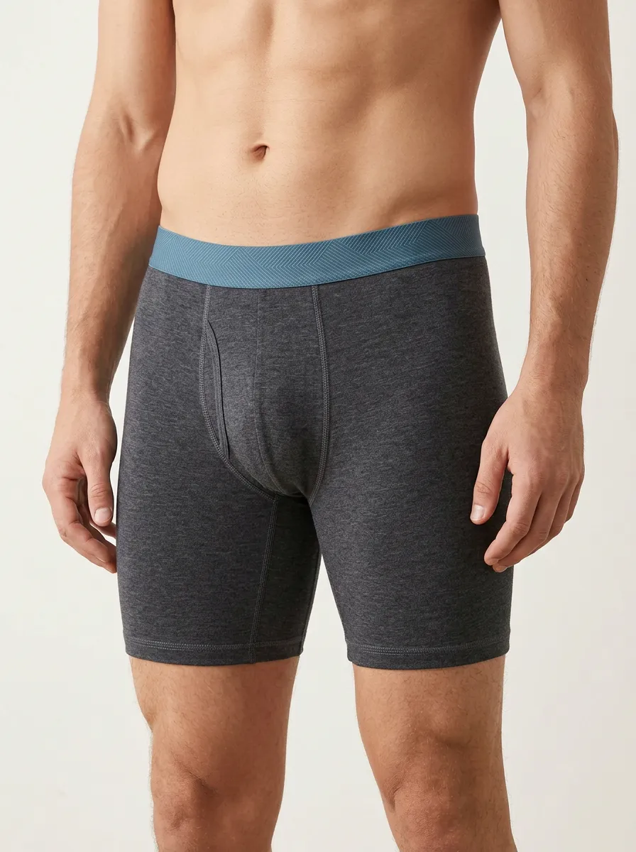 Herringbone Waistband Boxer Briefs