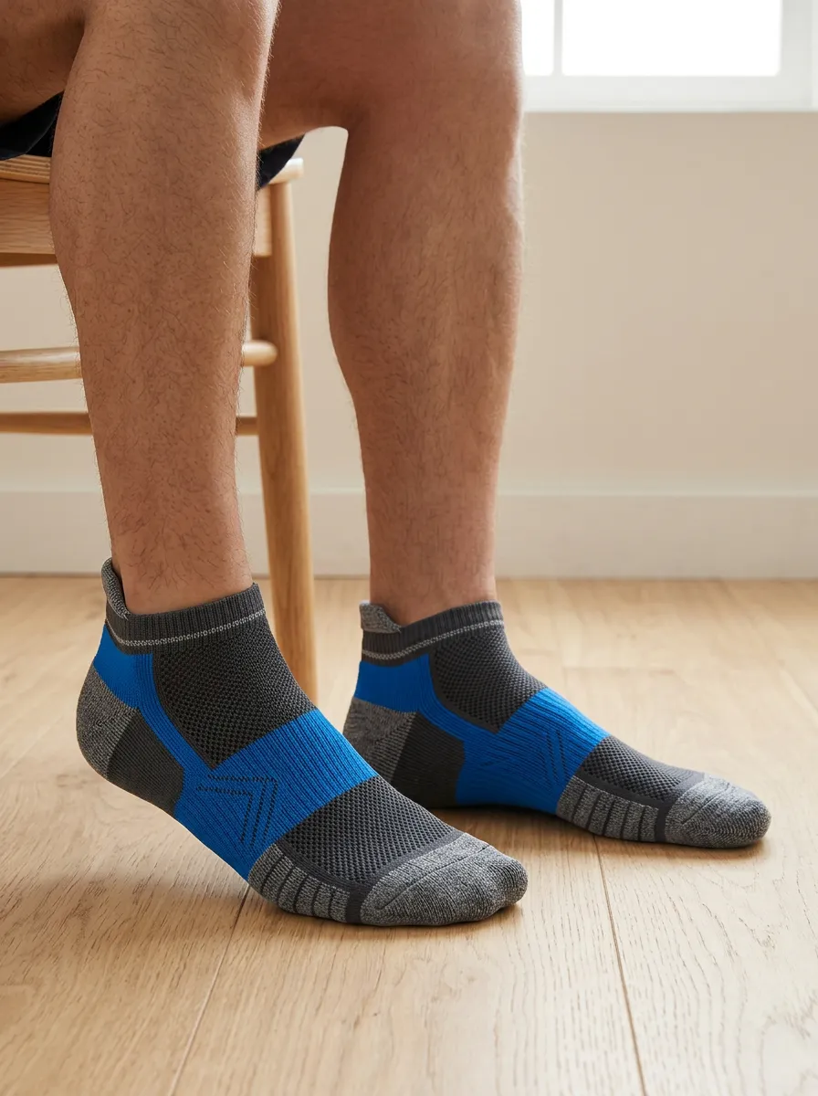 Men's Everyday and Color-Blocked Ankle Socks