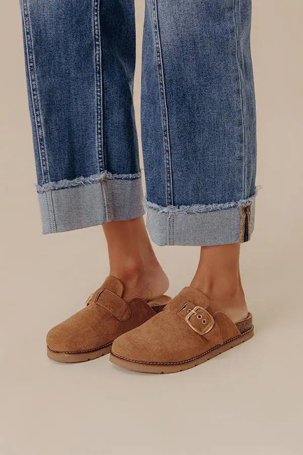 Faux Suede Clogs