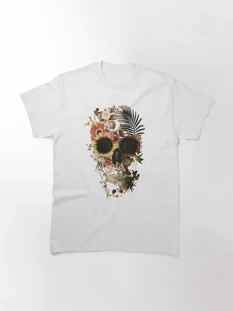 Women's Creative Plant Print Round-neck Short-Sleeved T-Shirt