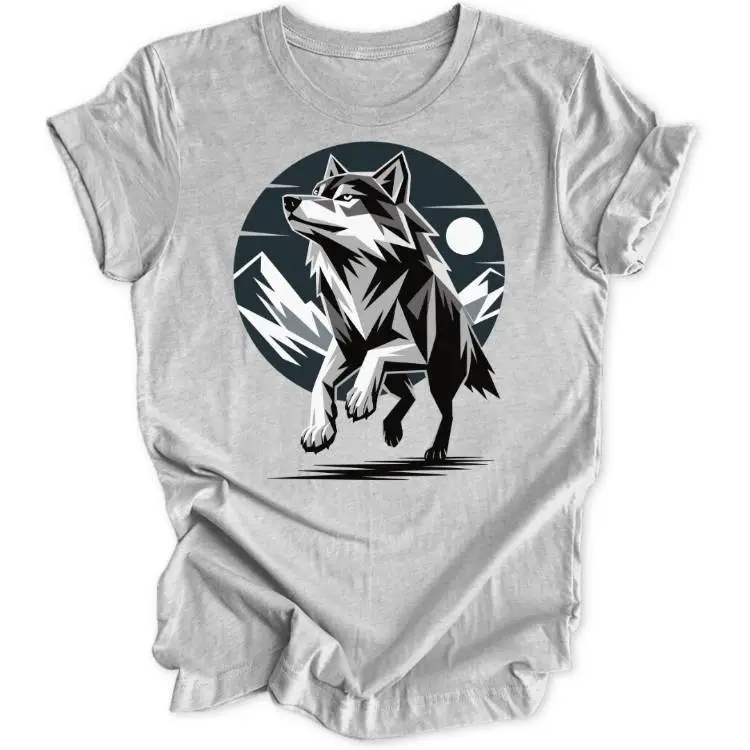 Geometric Wolf Unisex T-Shirt
