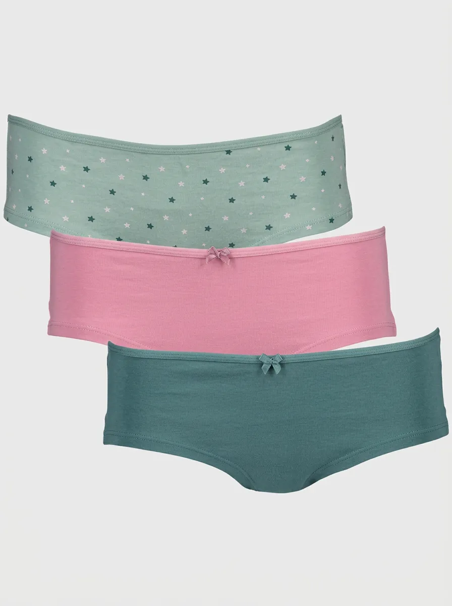 Everyday Star Women's Three-Piece Panty Set