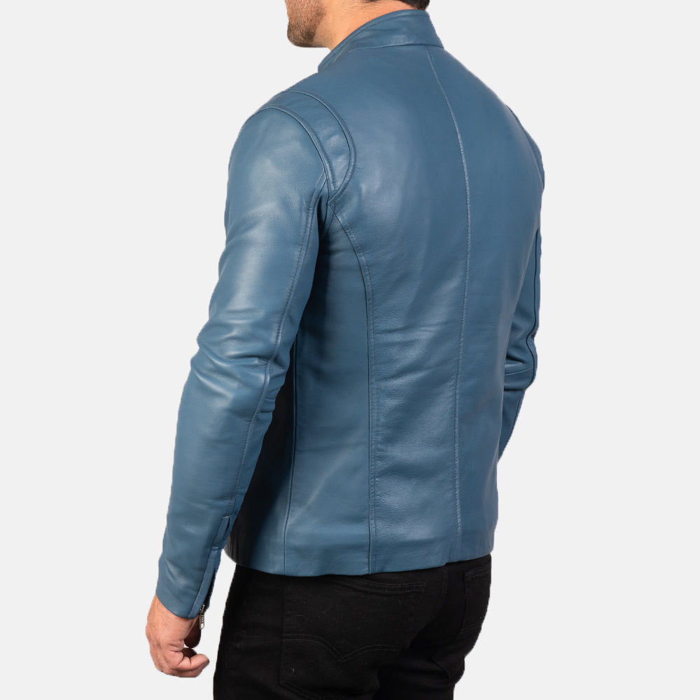 Men's Outdoor Biker Leather Jacket