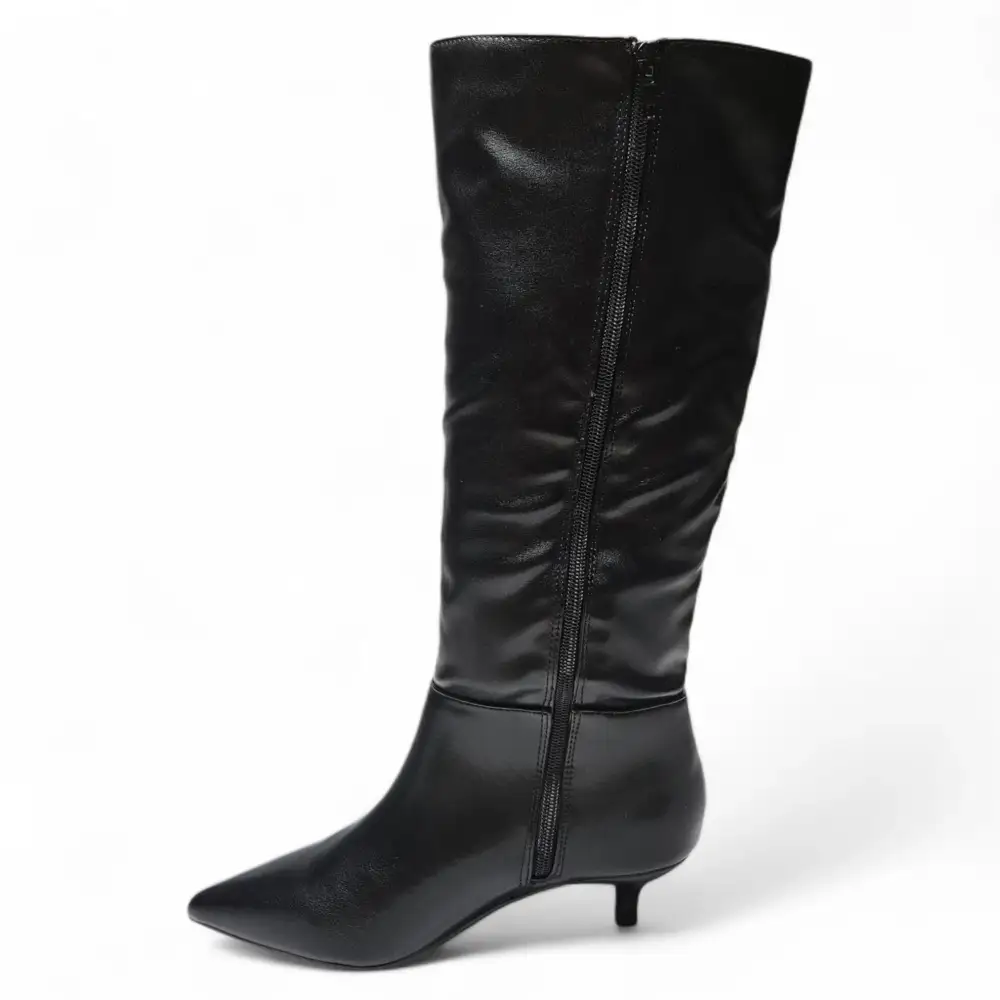 Breena Kitten Heel Knee High Boots
