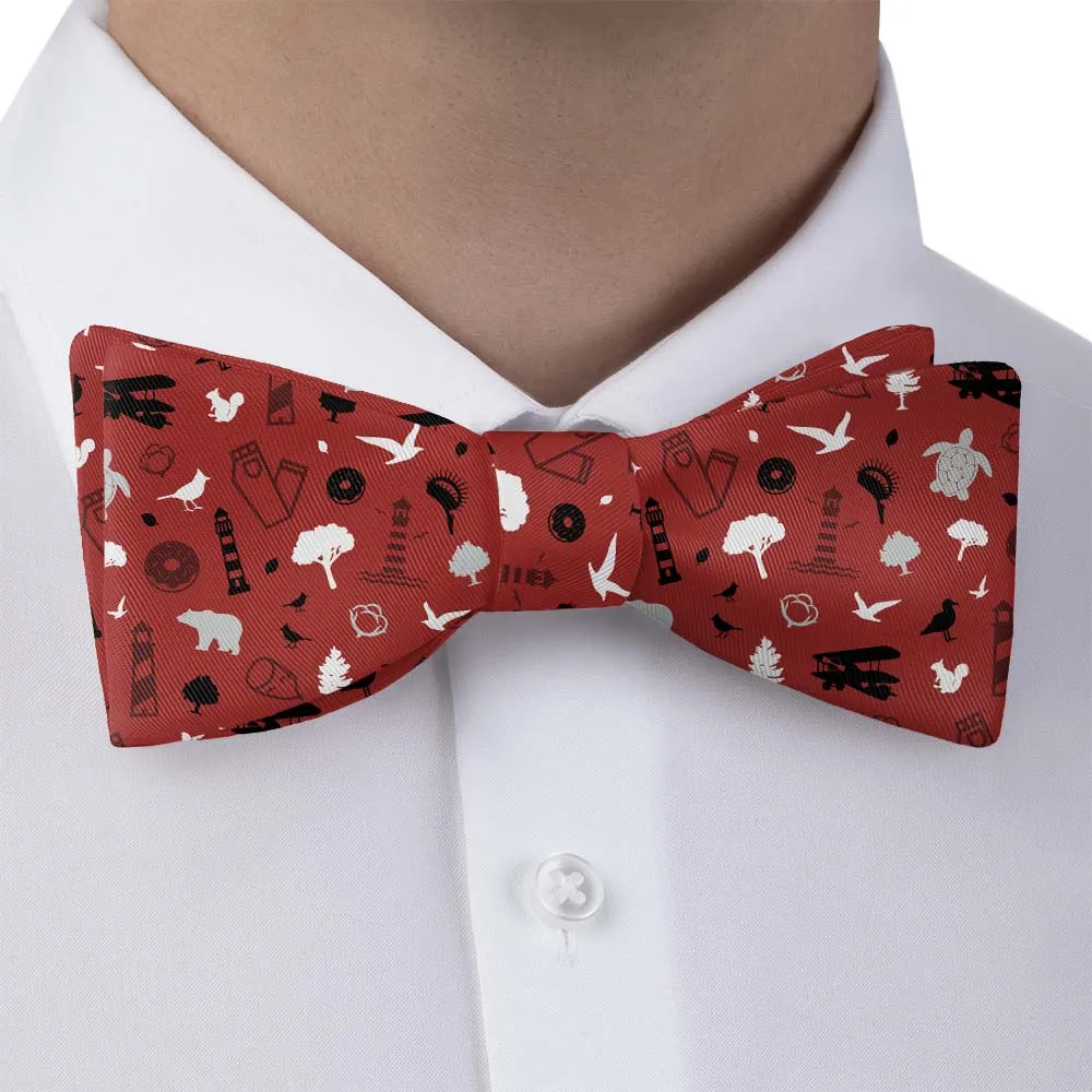 Heels Recognize Heritage Motif Bow Tie