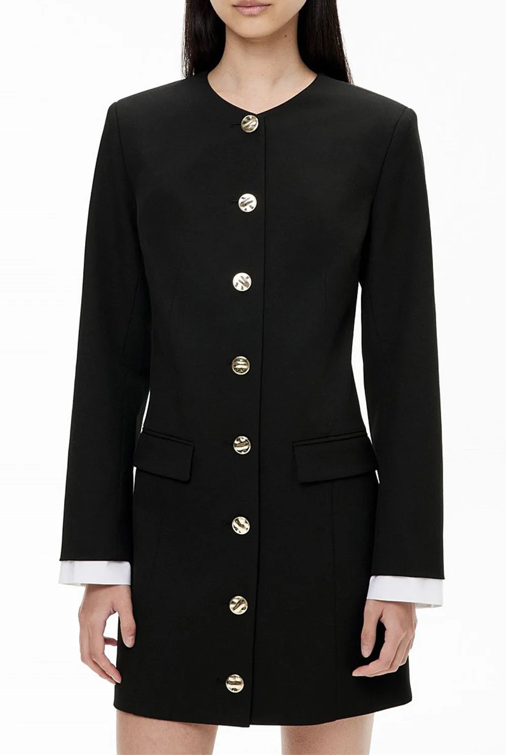 Elegant Button-Up Dress