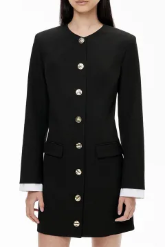 Elegant Button-Up Dress