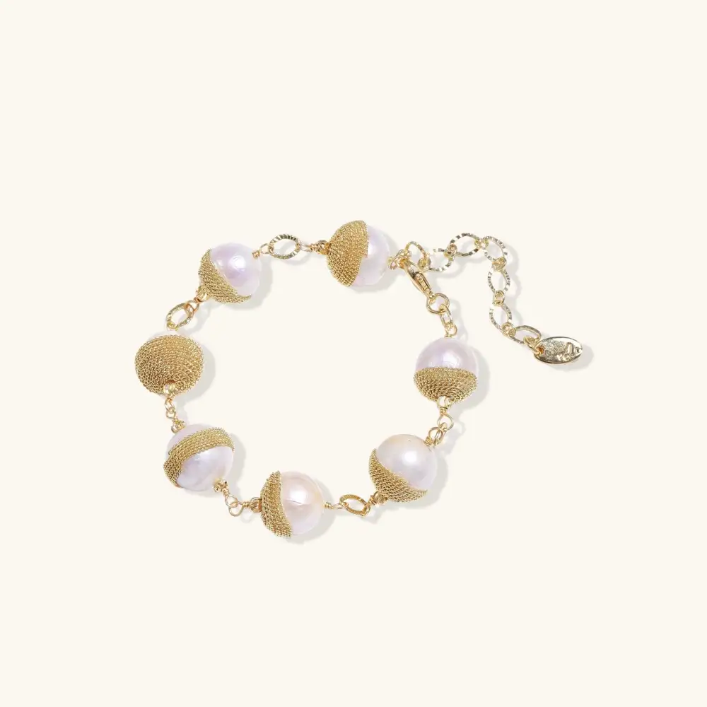 Mesh Pearl Bracelet