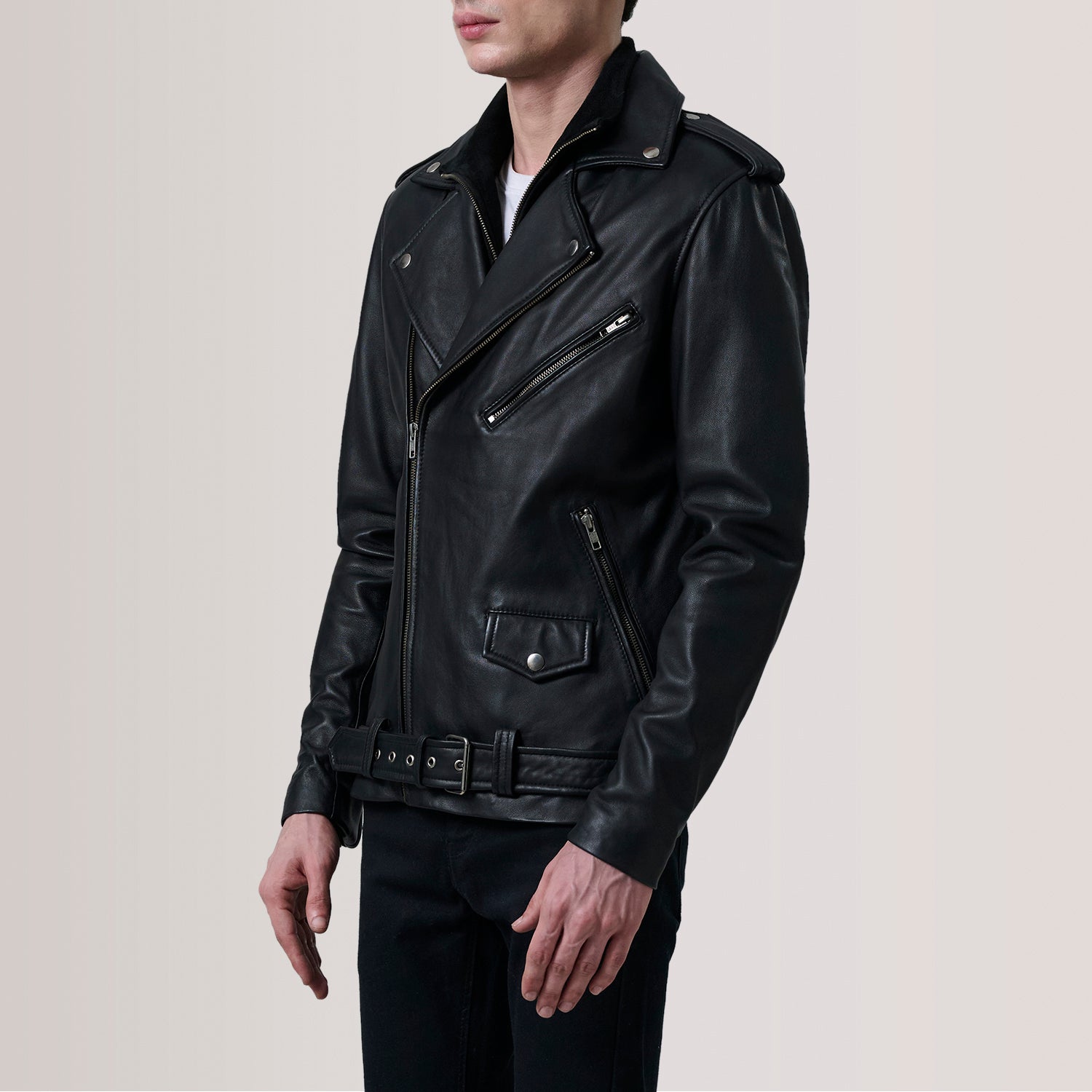 Men's Refined Leather Jacket