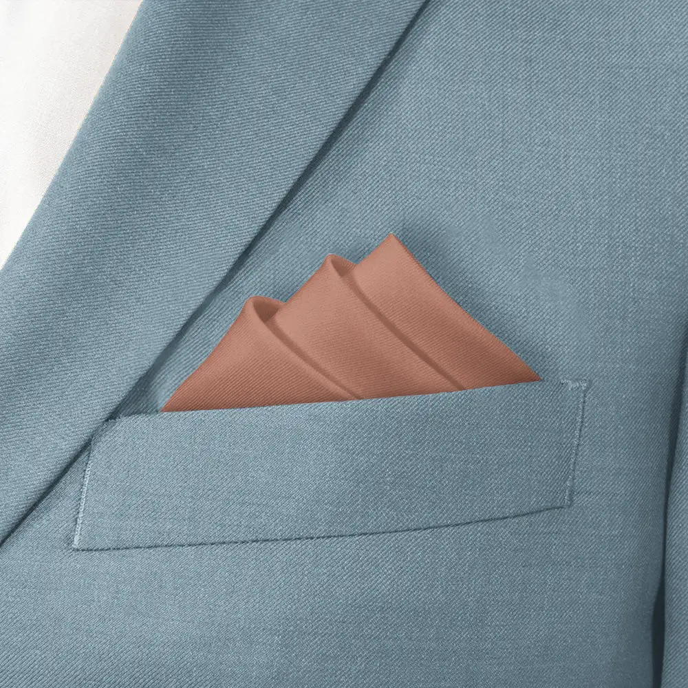 Crisp Modern Solid Pocket Square