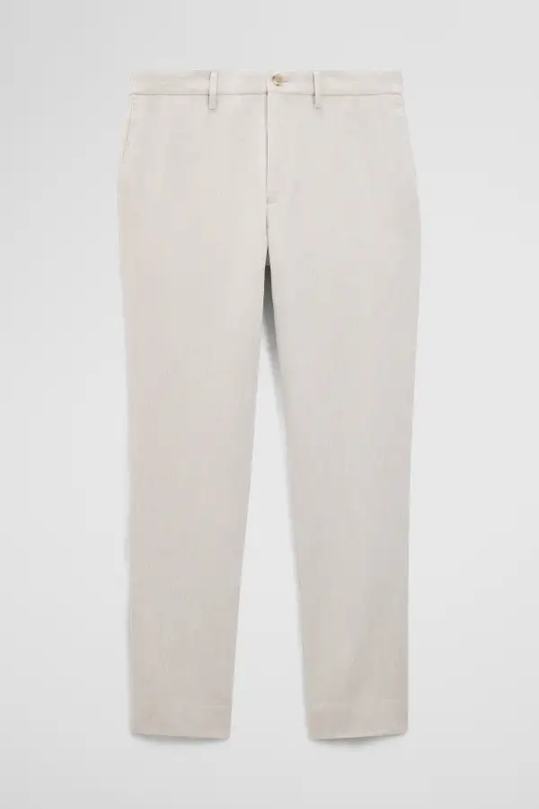 Men's Textured Linen Pants