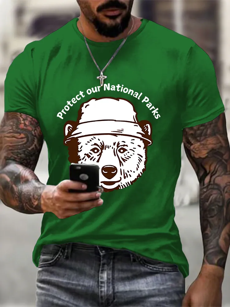 Casual Style Short-Sleeved T-Shirt Prints