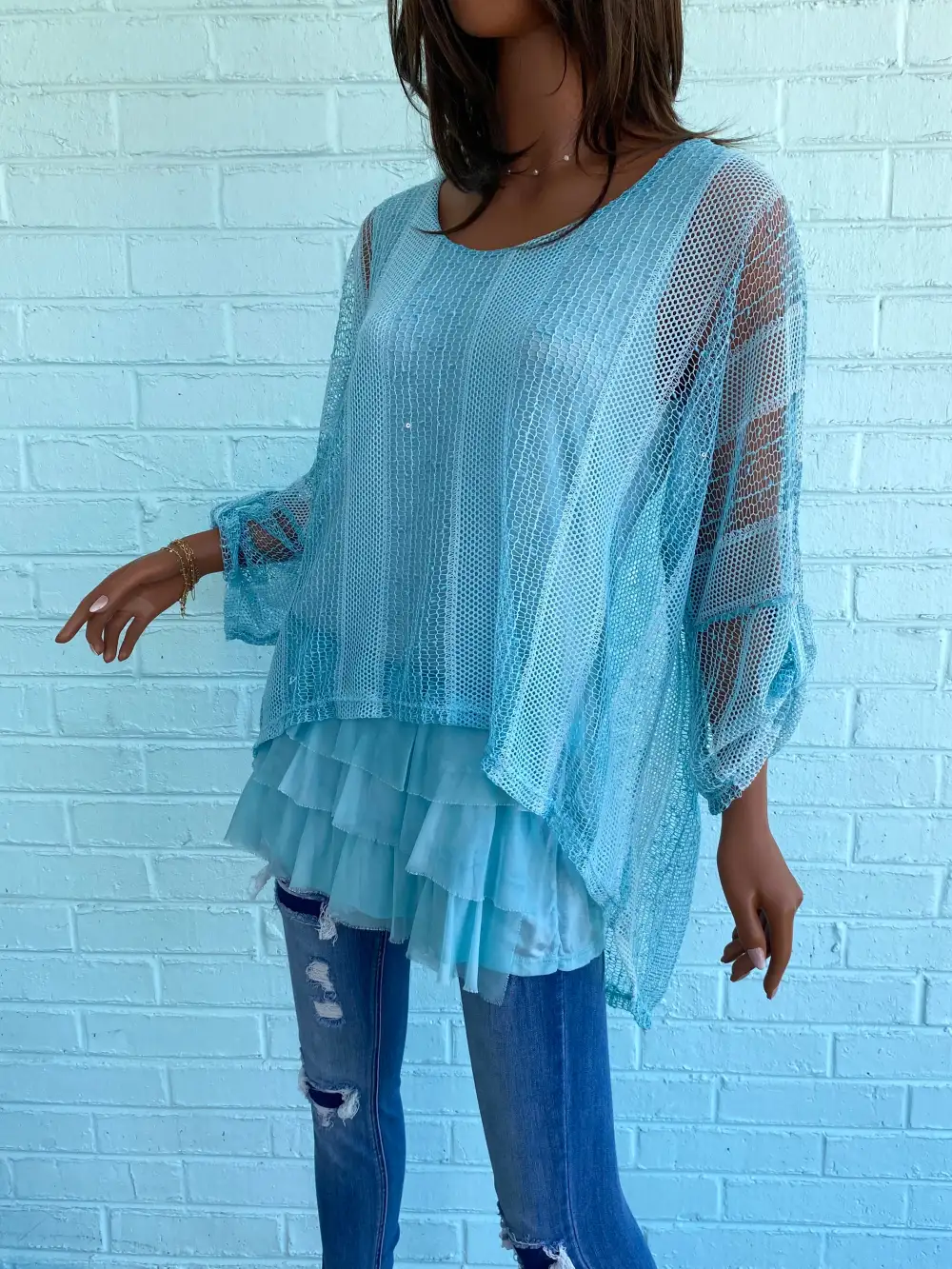 Relaxed Crochet Blouse