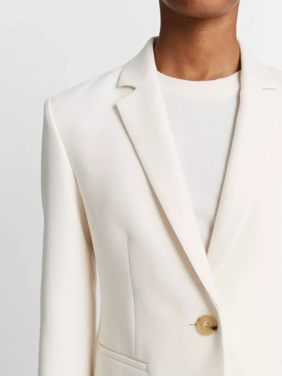 Slim-Fit Single-Button Blazer