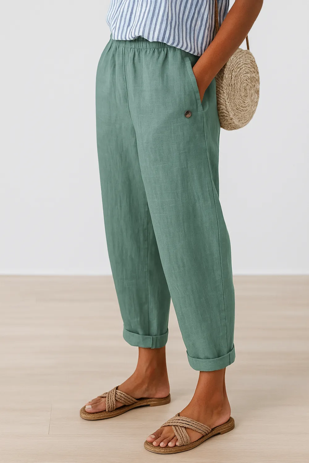  Relaxed Pocket Cuffed Pants