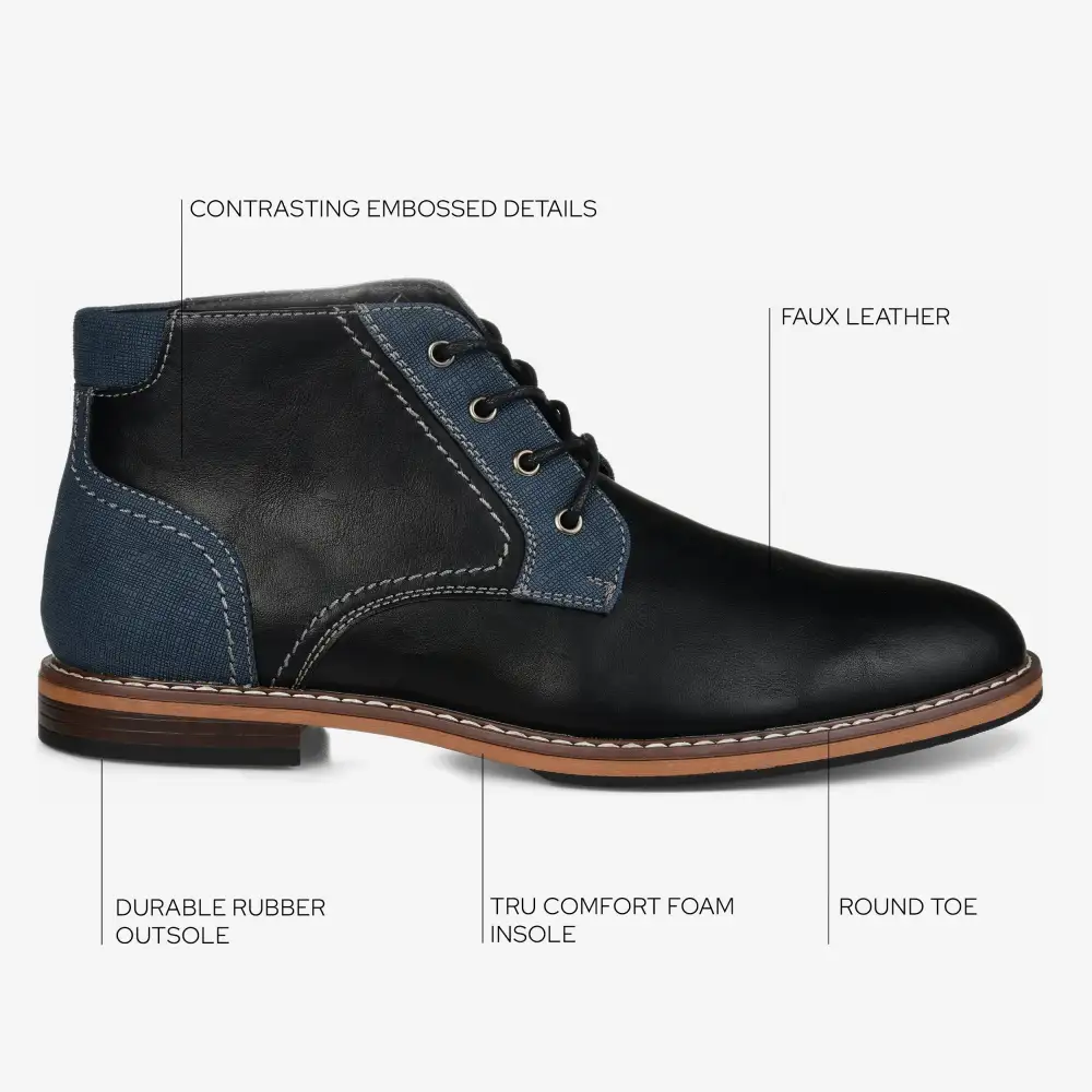 Splicing Plain Toe Work Boots