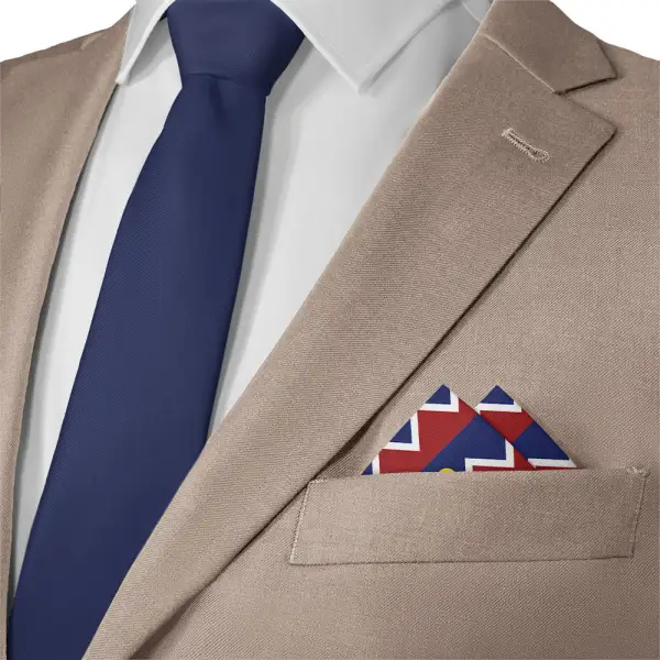 Crisp Streamlined Suit Pocket Square