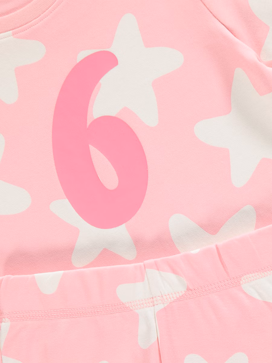 I Am 6 Pink Short Sleeve Pyjamas detail 1