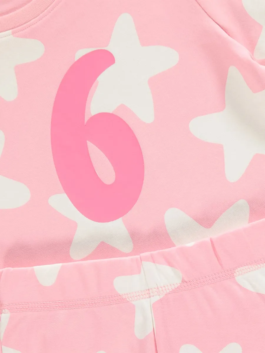 I Am 6 Pink Short Sleeve Pyjamas