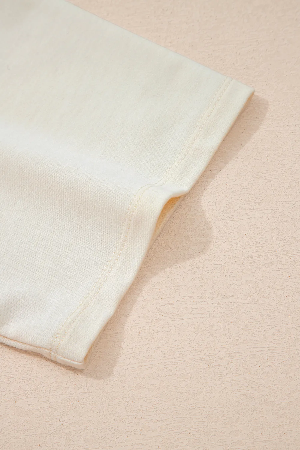 Jet Stream Floral Patched Raw Tee
