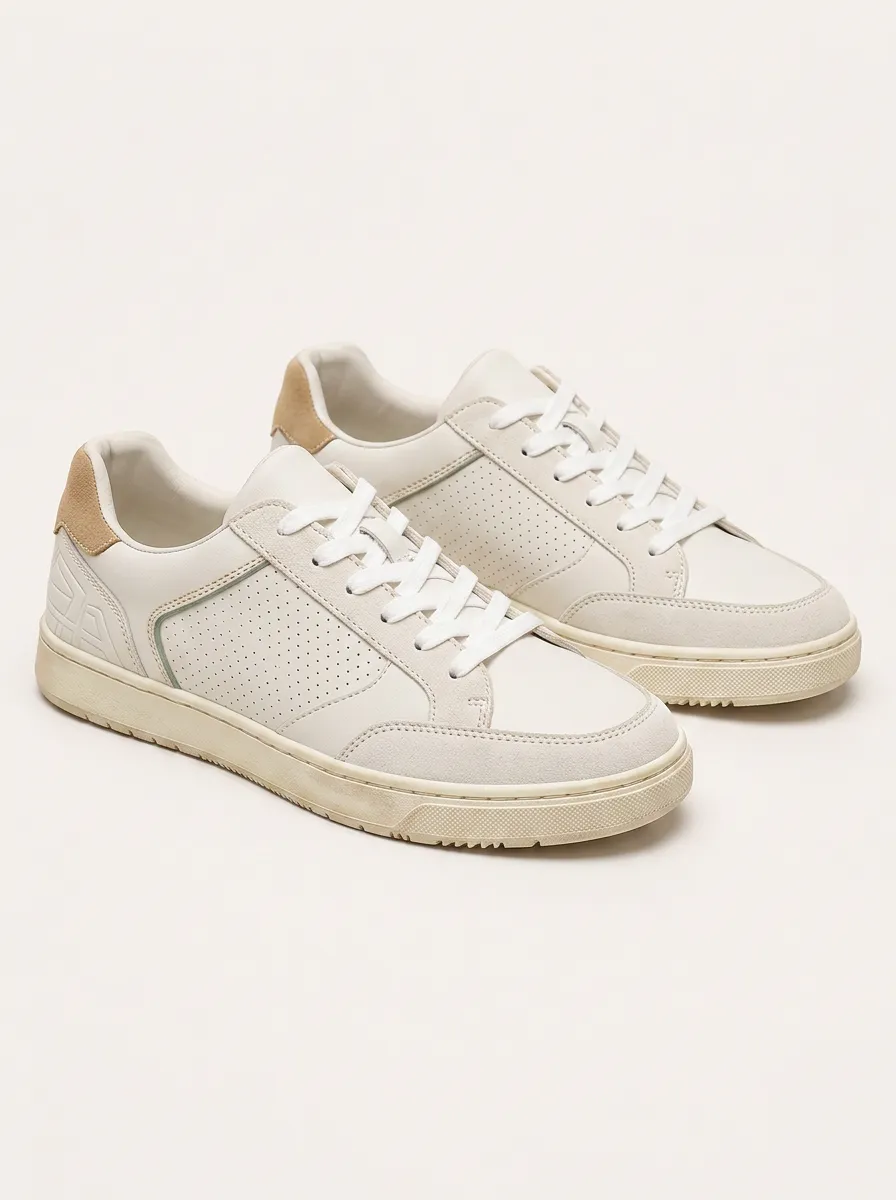 Men's Everyday Casual Minimalist Perforated Patterned Graphic Skate Shoes