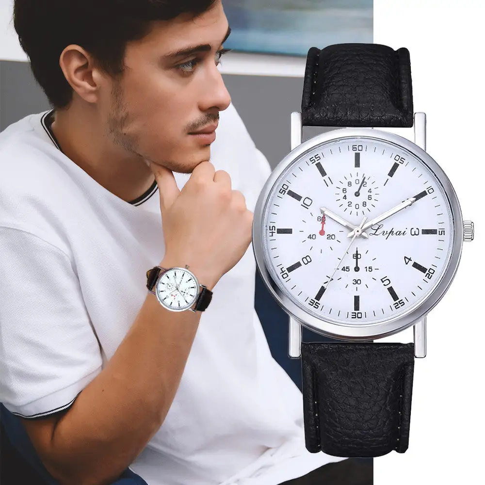 PU Leather Watch