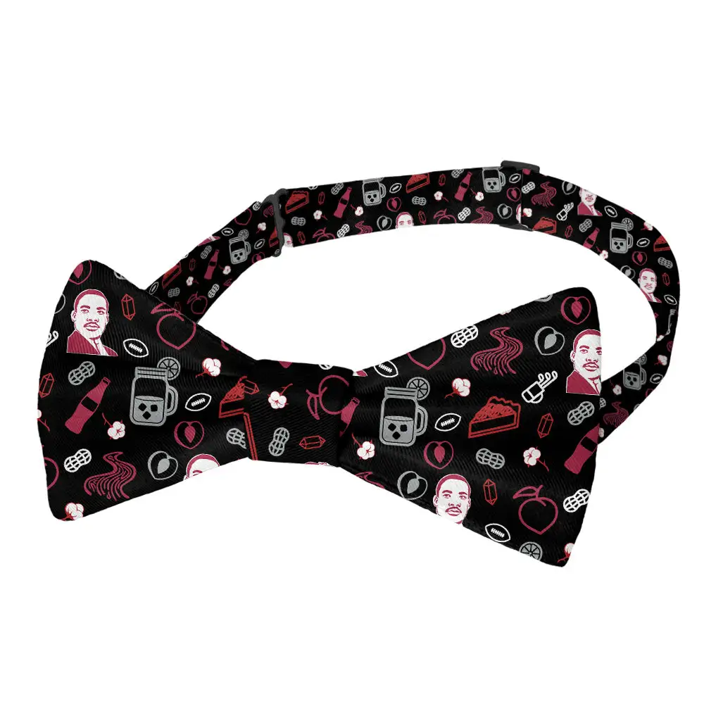 Peach Great Heritage Motif Bow Tie