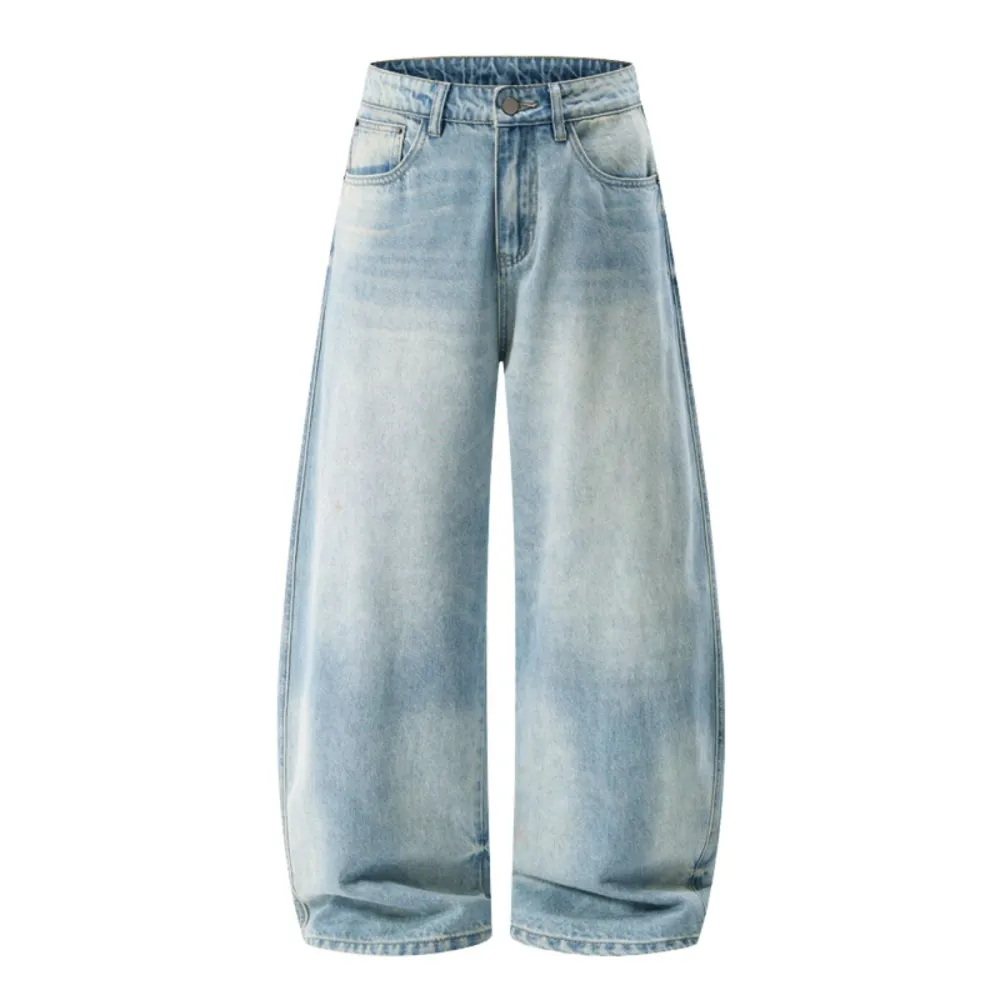 Clean Line Baggy Denim Jeans
