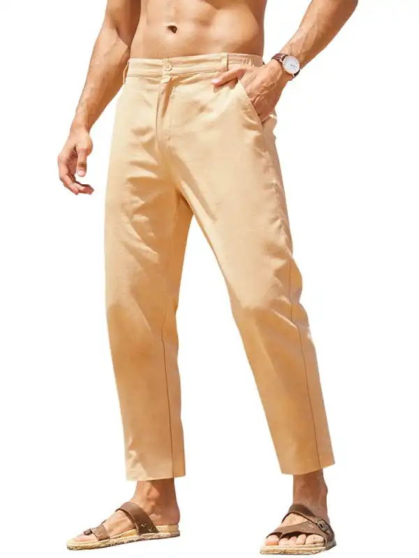 Classic Linen Blend Pants