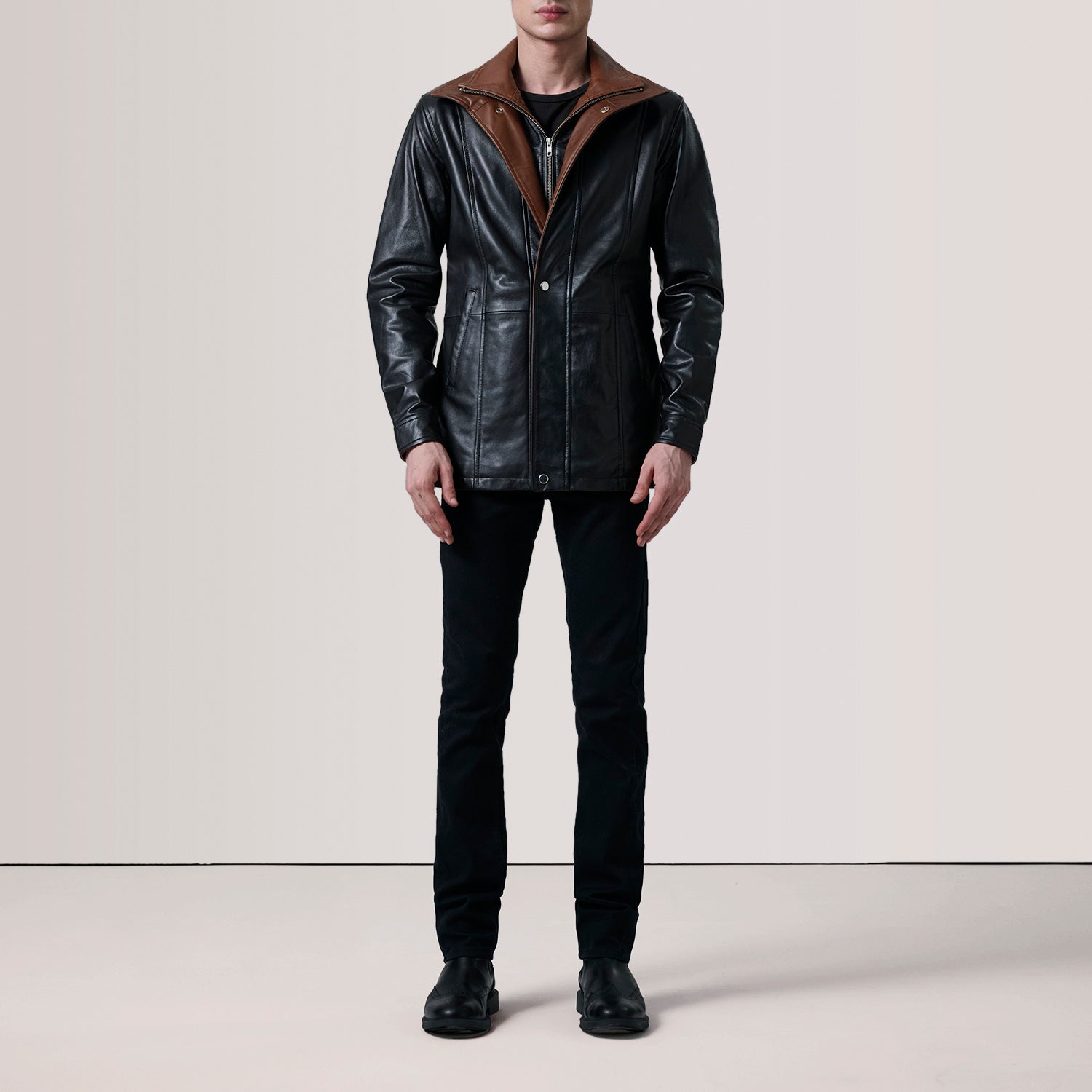 Men's Leather Coat