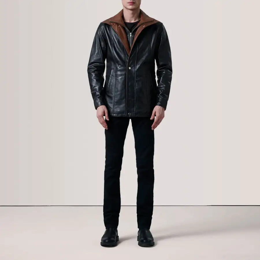Men's Leather Coat