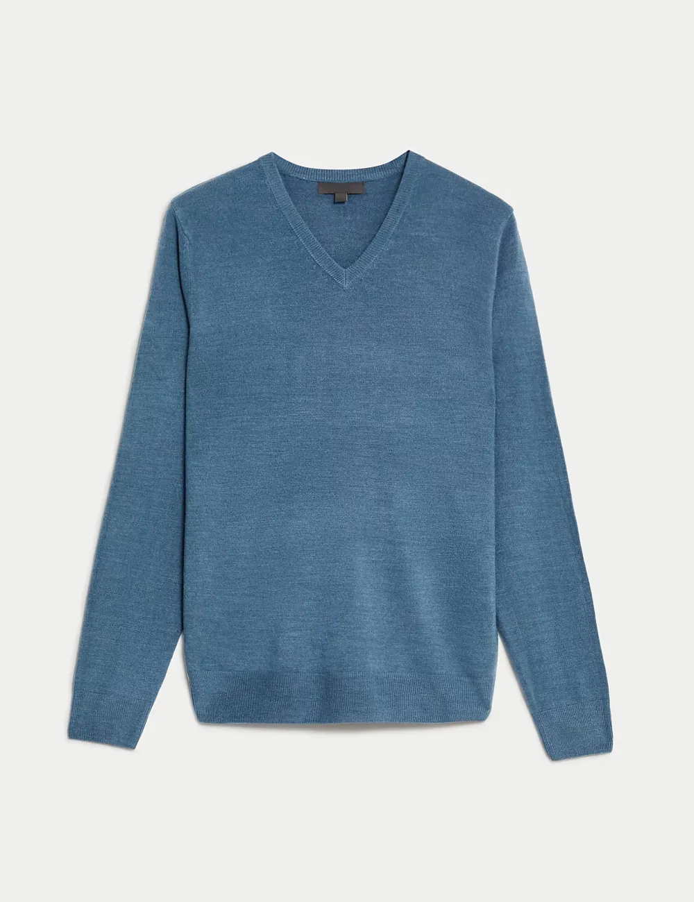 V-neck Long-Sleeved Knitted Sweater
