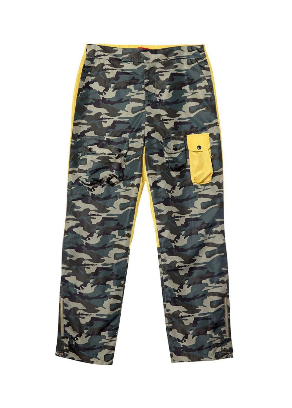 Camouflage Yellow Cargo Pants