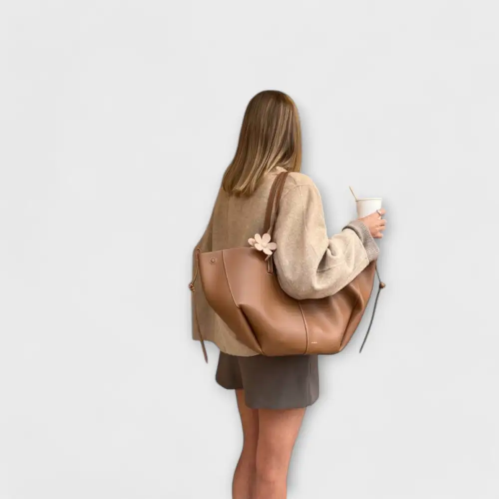 Slouchy Crochet Tote Bag