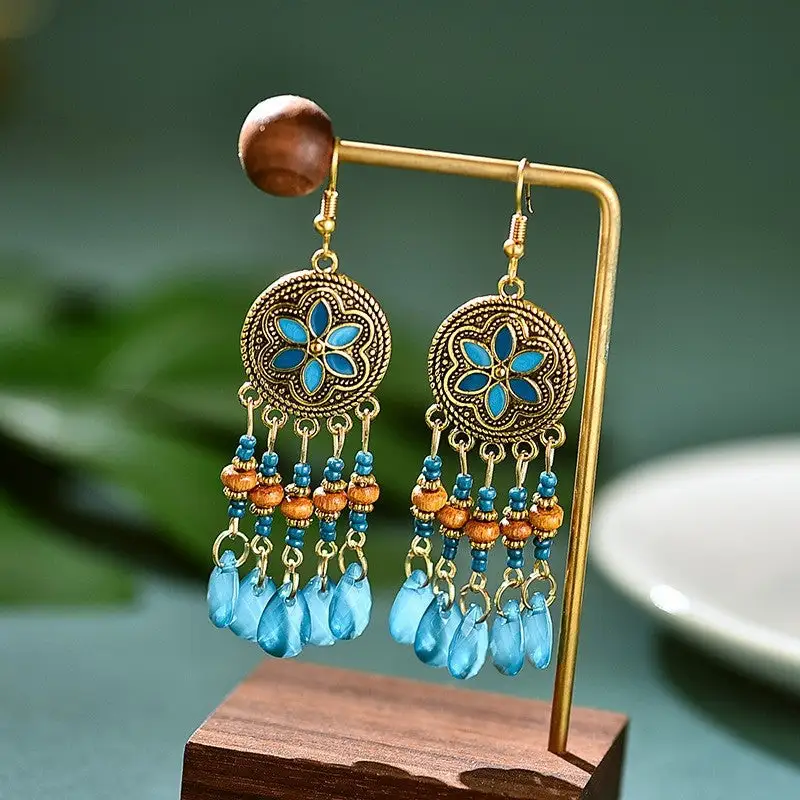 Artful Tassel Drop Earrings