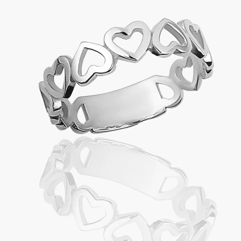 Polished Heart Statement Ring