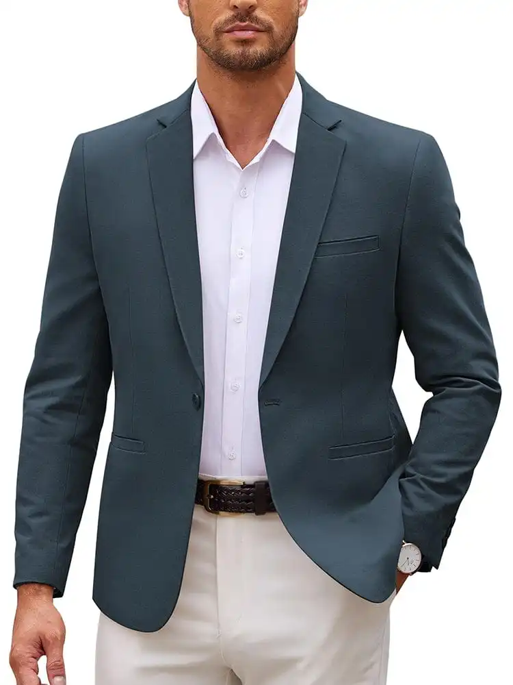 Travel Casual One Button Suit Jacket Coat