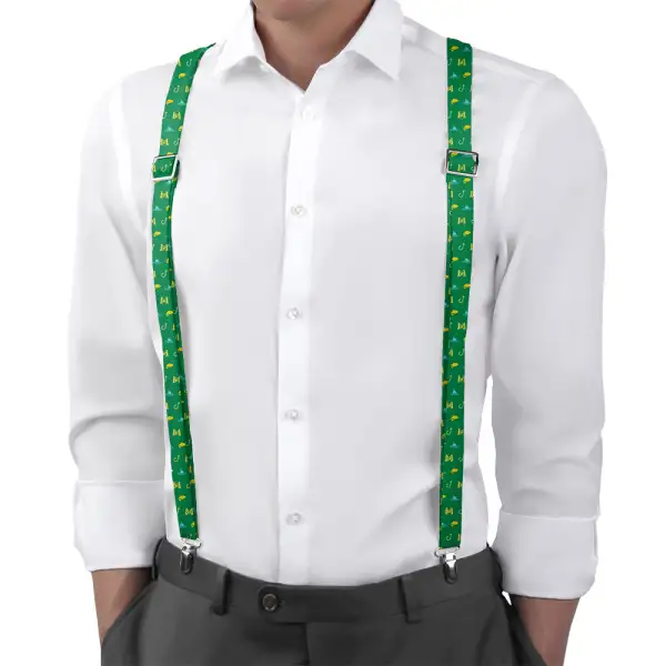 Fishing With Friends Theme Suspenders