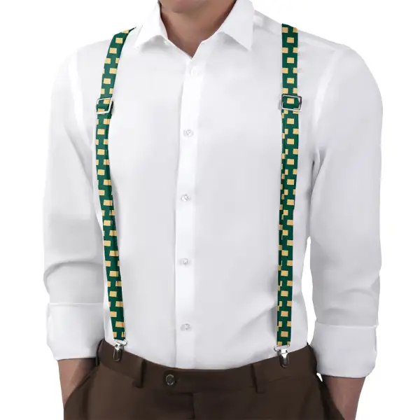 Repeating Outline Motif Suspenders