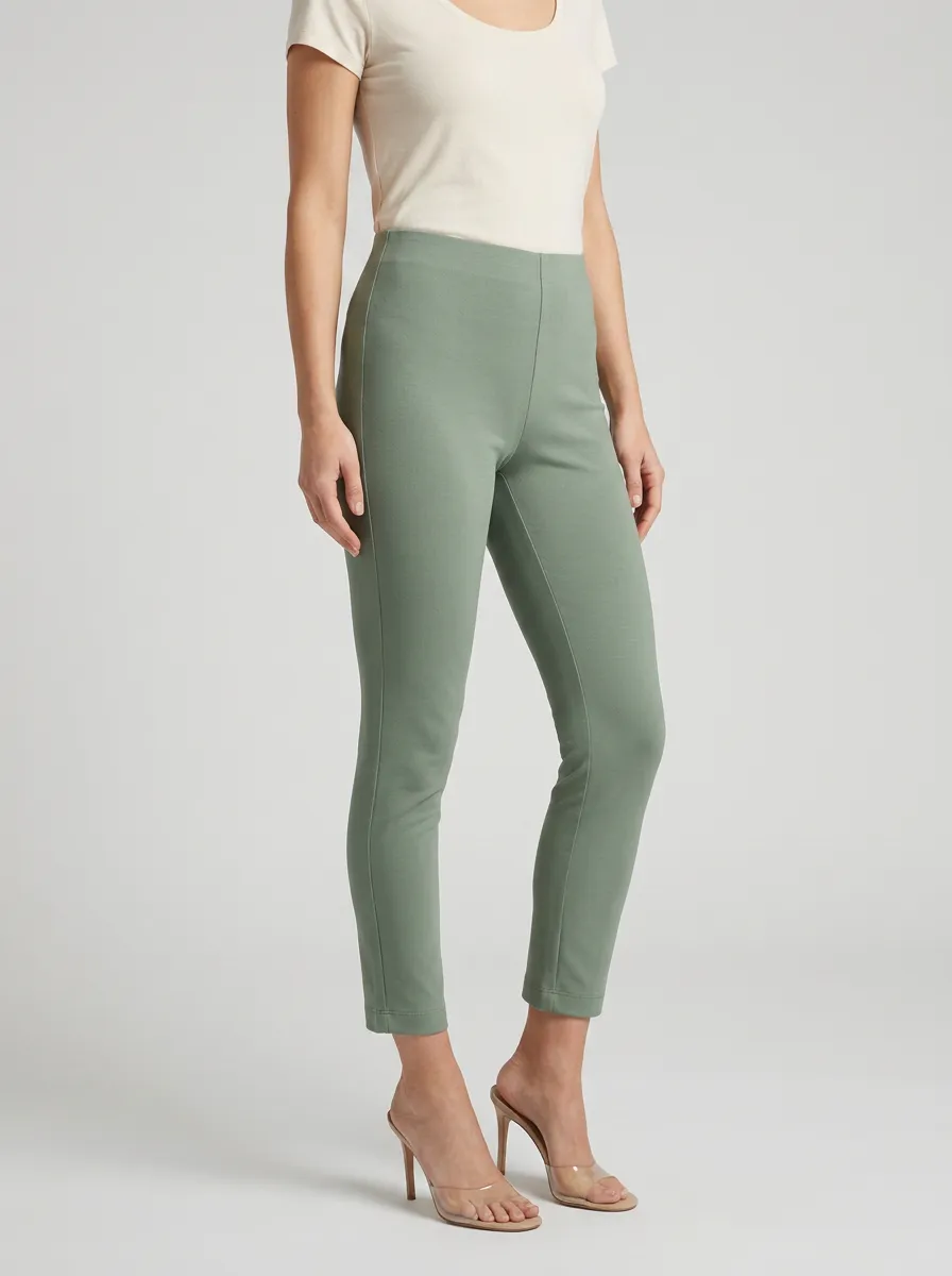 Relaxed-Fit Women's Stretch Mid-Rise Pants