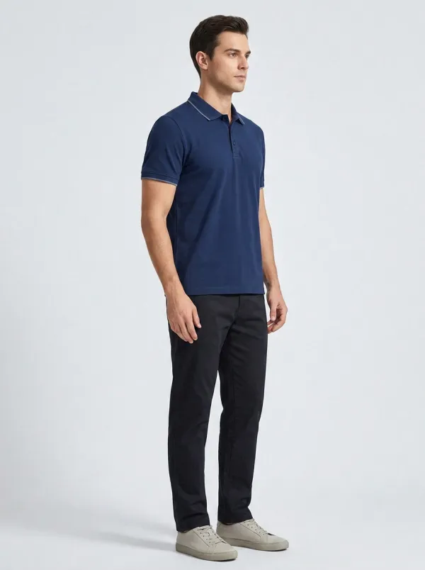 Refined Classic-Look Men's Polo Shirt