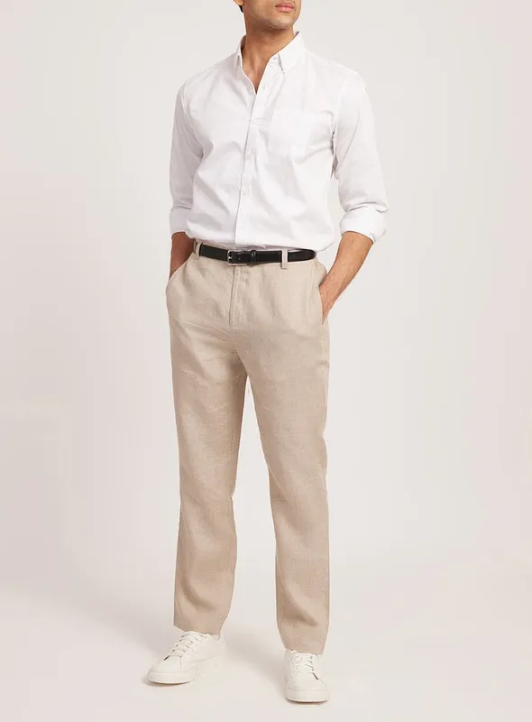 Ginger Linen Easy Pants