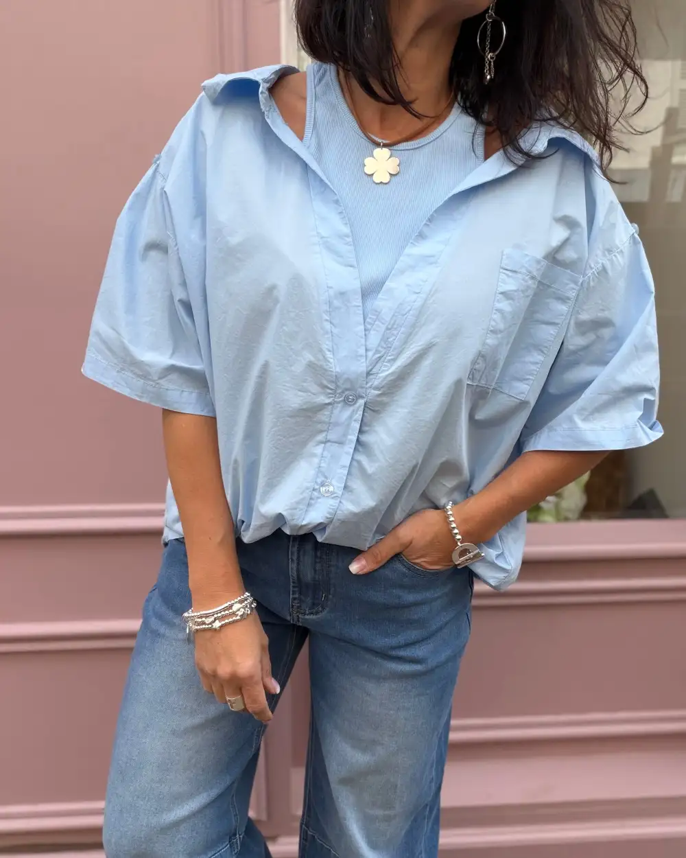 Classic Relaxed Classic Everyday Blouse