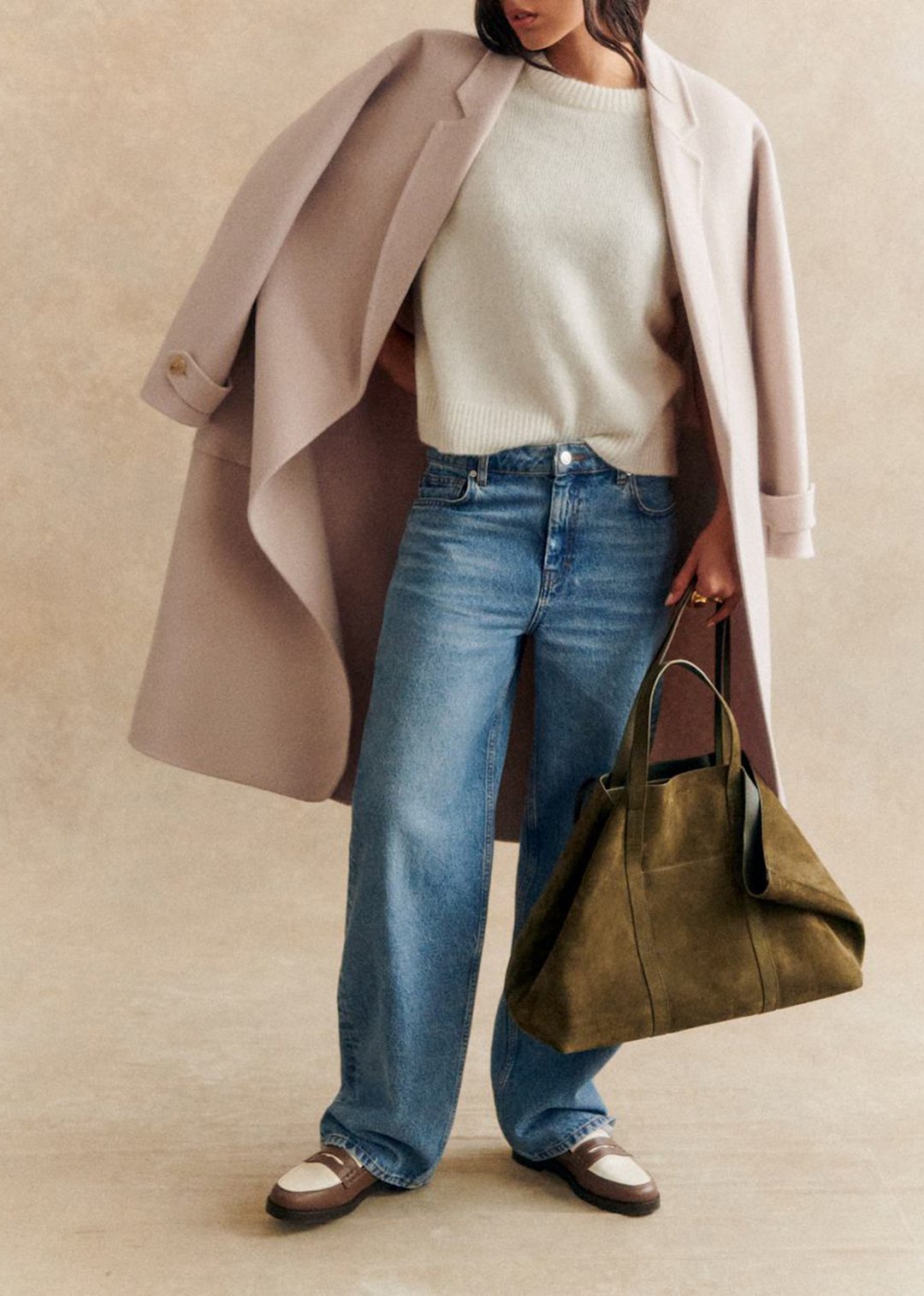 Long Double-Sided Wool Coat