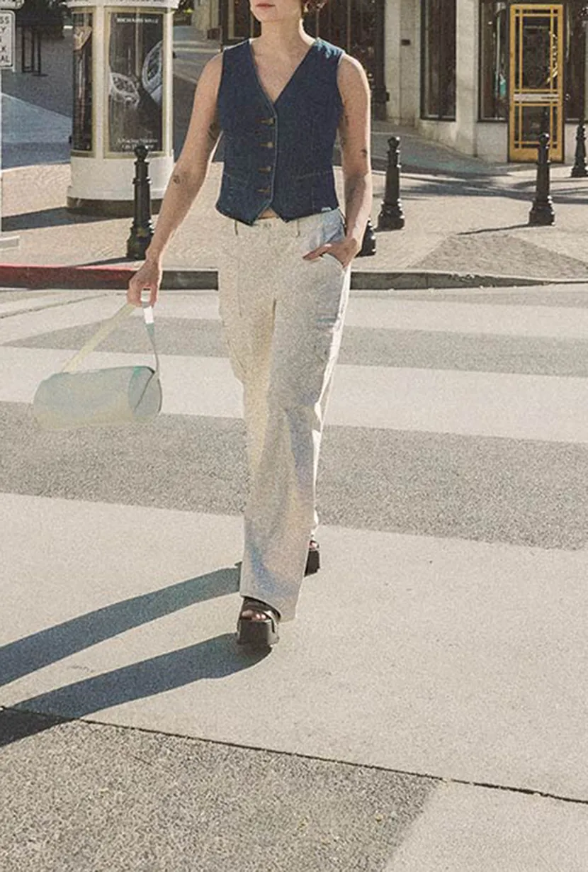 Vest - Denim
