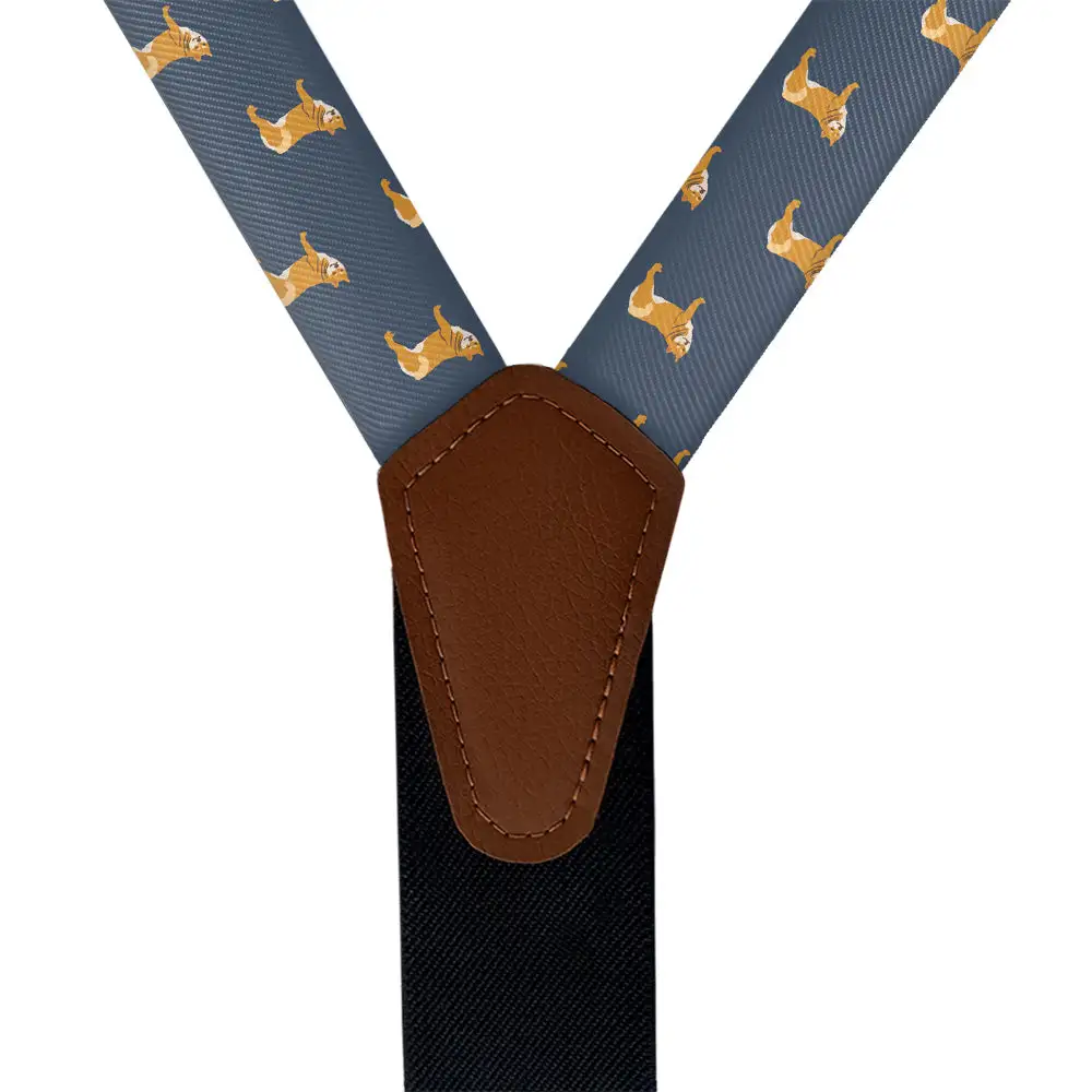 Shiba Inu Dog Theme Suspenders