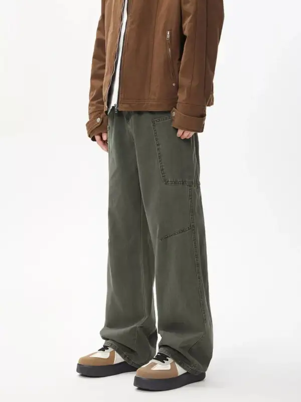 Everyday Wide Leg Cargo Jeans