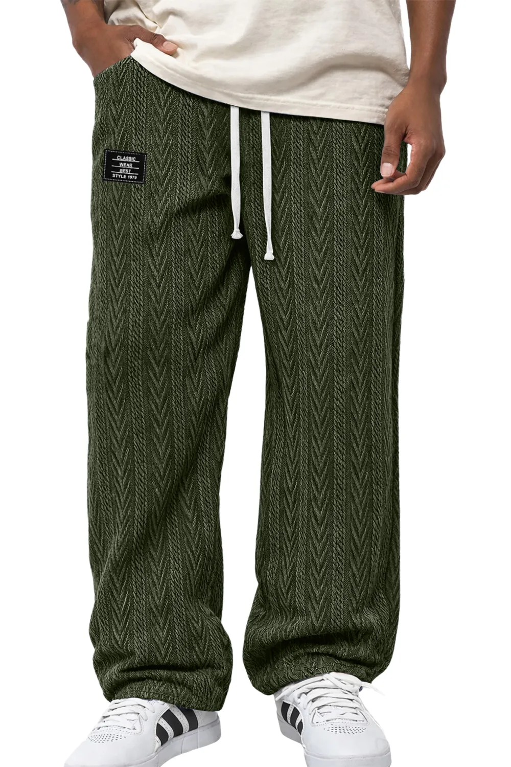 Jacquard Pull On Trousers