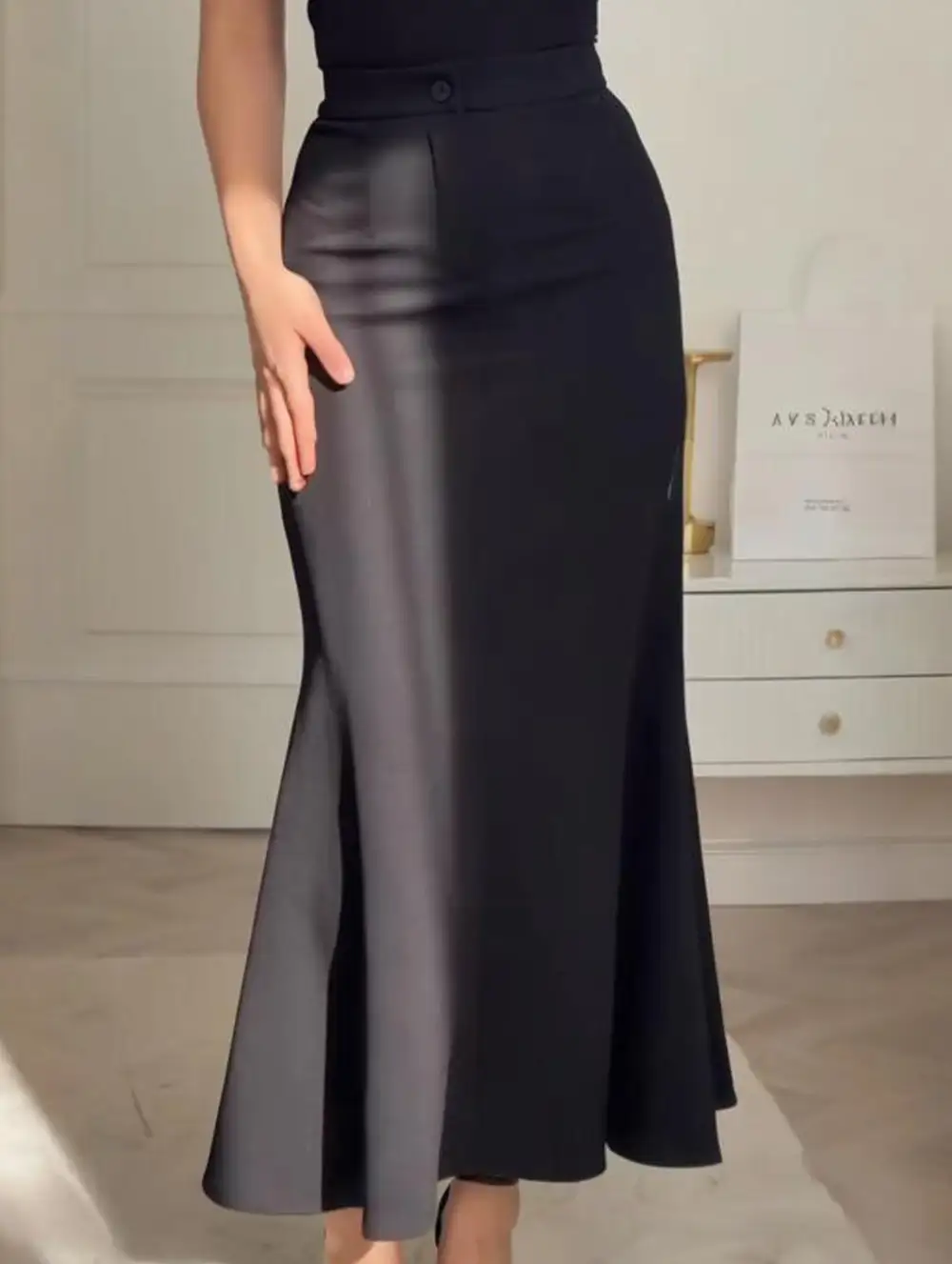 Fishtail Midi Skirt
